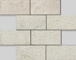Apavisa Neocountry White Bocciardato Mosaic 29.75x29.75