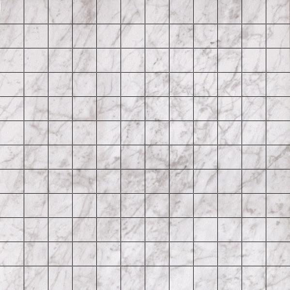 Casalgrande Padana Marmoker Mosaico Bardiglio Bianco Lucido 29.5x29.5