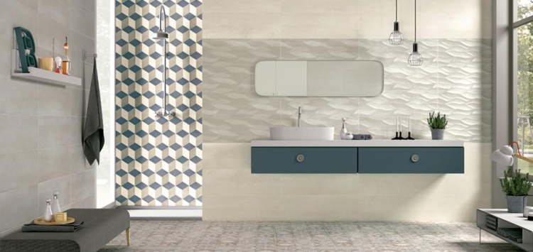 Colorker District Mosaico Denim 30x30