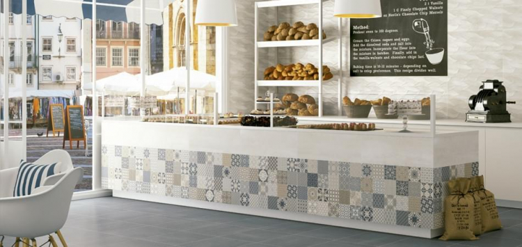 Colorker District Mosaico Denim 30x30