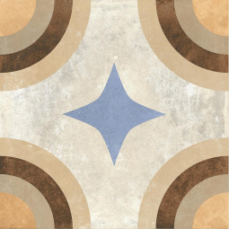 Rondine Swing Decor Beige Multicolor 02 20.3x20.3