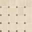 Versace Marble Mosaico Intreccio Beige-Marrone 29.1x29.1