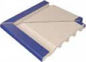VitrA Pool Ral 5002 Cobalt Blue Channel Edge With Finger Grip External Corner Matt 25x25