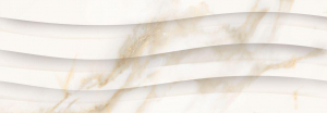Ricchetti Marble Boutique Wave Calacatta White Ret 30x90