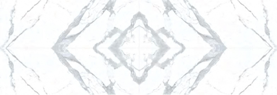 Laminam I Naturali Marmi Bianco Statuario Venato Lucidato Bookmatch Face A B 200x600