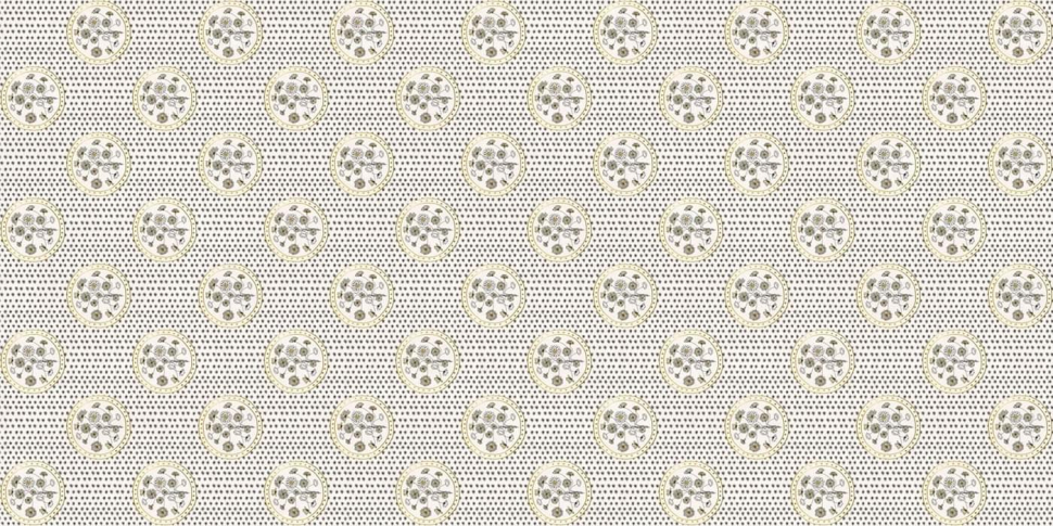 ABK Wide And Style Plus Digital+ Fiori Oro Set 4 Pcs 120x240