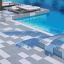 VitrA Pool Ral 9016 White Ribbed Tile R10B 8Mm 15.6x25