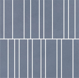 Impronta Italgraniti Nuances Cielo Mosaico Listelli Strideup 30x30