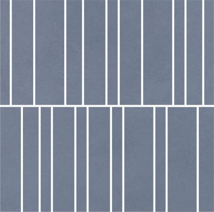 Impronta Italgraniti Nuances Cielo Mosaico Listelli Strideup 30x30