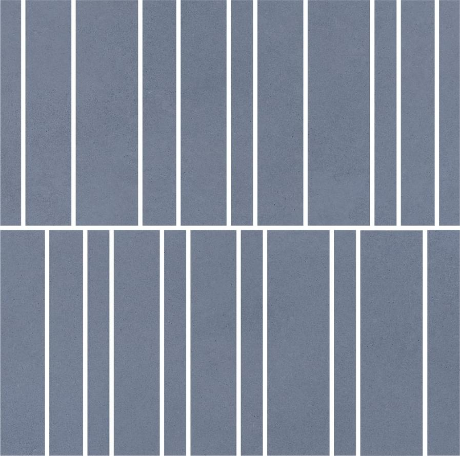 Impronta Italgraniti Nuances Cielo Mosaico Listelli Strideup 30x30