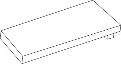 Keope Moov Anthracite Listello Up 6.4x60