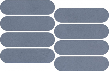 Impronta Italgraniti Nuances Cielo Mosaico Ovale Strideup 19.5x37