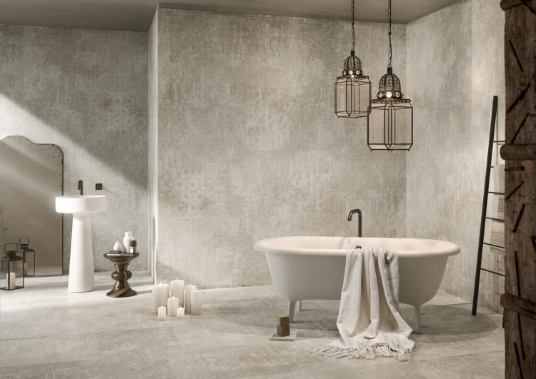 Cedit Tesori Decoro Monile Grigio Semplice Ret 120x240