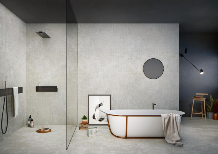 Cedit Tesori Decoro Monile Grigio Semplice Ret 120x240
