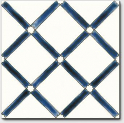 Diffusion Doremail Mediterraneens Carreau Pergola Bleu 20x20