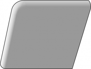 Emil Ceramica Tele Di Marmo Revolution Doppio Becco Civetta-Bullnose Blu Ande Naturale 15x15