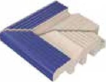 VitrA Pool Ral 9016/Ral 1500 Channel Edge With Finger Grip External Corner R10B 12.5x12.5