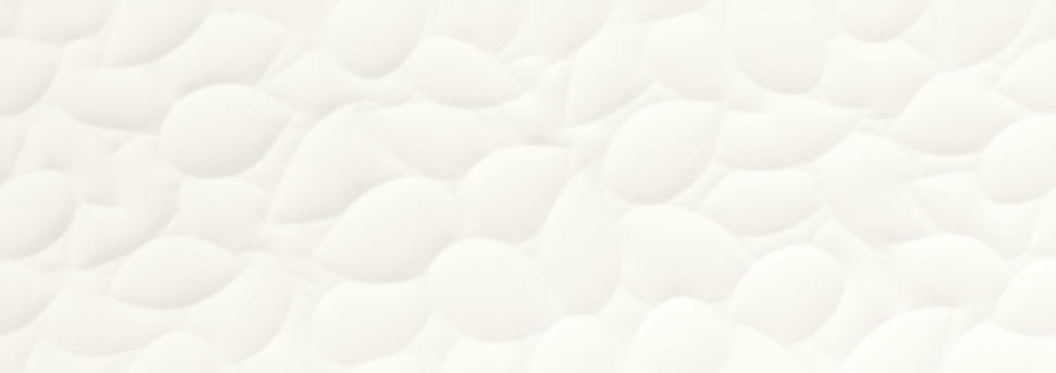 Love Ceramic Tiles Genesis Leaf White Matt 35x100