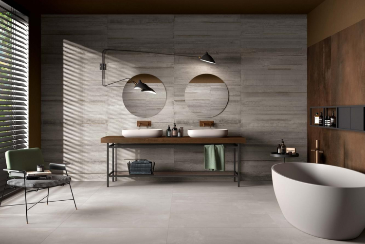 ABK Lab325 Metal Taupe Rett 60x120