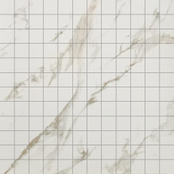 Casalgrande Padana Marmoker Mosaico Decoro Statuario Oro Lucido 29.5x29.5
