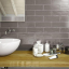 Ragno Brick Glossy Decoro Grey 2 10x30