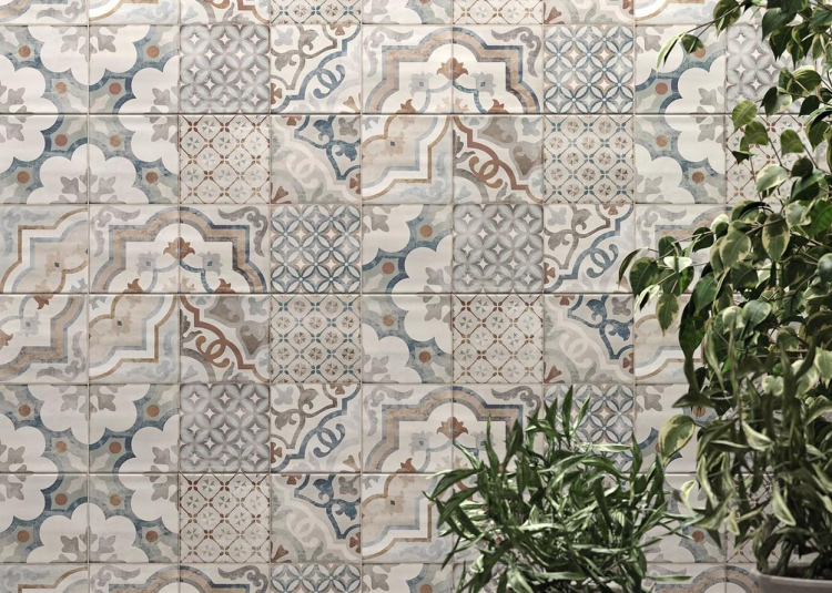 Marazzi Neutral Lace Pearl Decoro 25x38