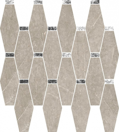 Cerdomus Mexicana Losanga Silver Satinado Tozz Platino 29.6x32.1