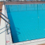 VitrA Pool Ral 2307015 Blue High Water Level Overflow Quarter Narrow Channel Glossy 2 12.5x25