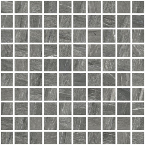 Floor Gres Airtech Basel Grey High Glossy Mosaico 3x3 30x30