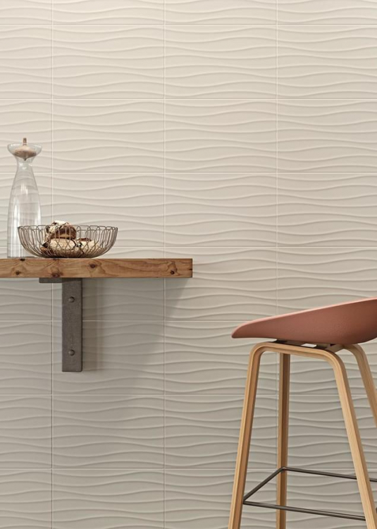 Marazzi Neutral Lace Sand Decoro 25x38