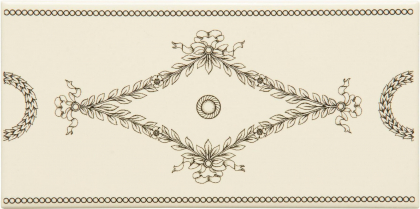 Original Style Artworks Colonial White Diamond Swag 7.5x15.2