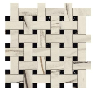 Atlas Concorde Marvel Dream Bianco Fantastico Basket Weave Matt 30.5x30.5