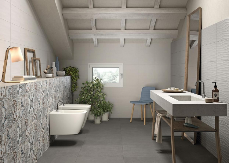 Marazzi Neutral Memory Sand Decoro 25x38