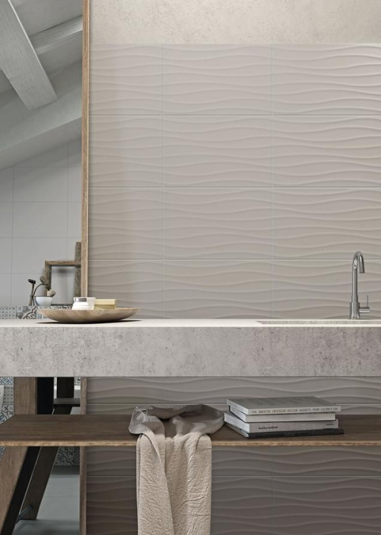 Marazzi Neutral Memory Sand Decoro 25x38