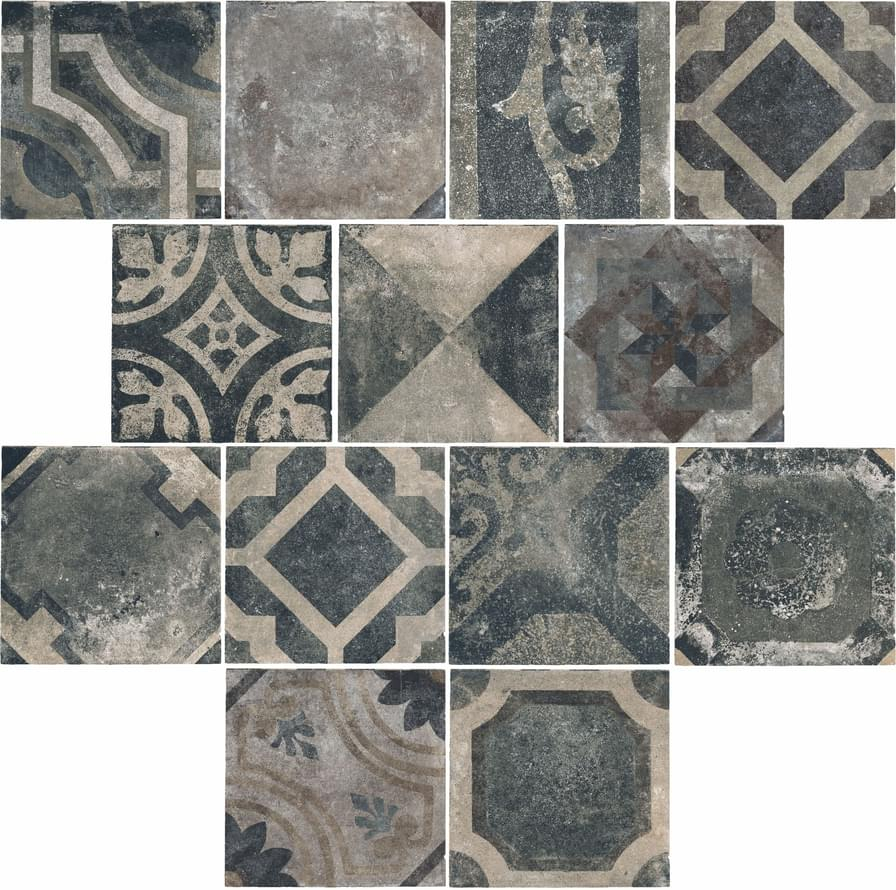 Ricchetti Heritage Deco Noir 33.3x33.3