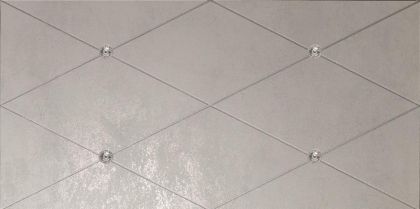 Petracers Ad Maiora Rhombus Fregio Con Swarovsky Platino Su Perla 50x100