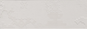Mutina Bas-Relief Patchwork Relief Bianco 18x54