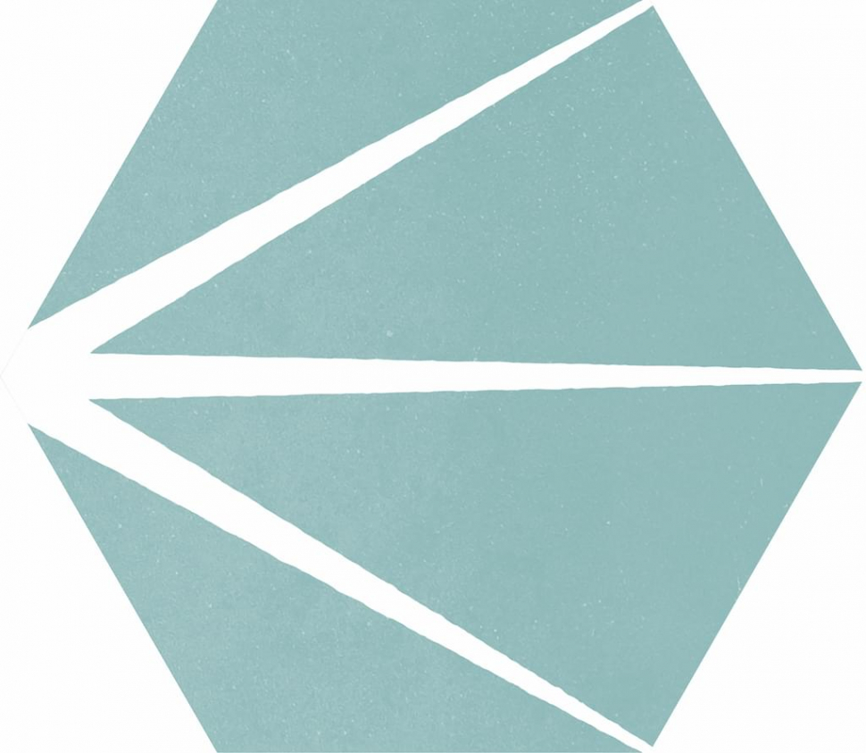 Apavisa Starline Blue Natural Hexagon 25x29