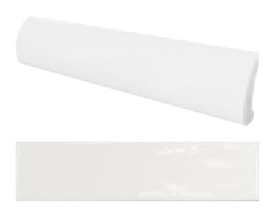 Equipe Cottage Pencil Bullnose White 3x15