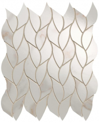 Fap Roma Gold Calacatta Oro Leaves Mosaico 25.9x30.9