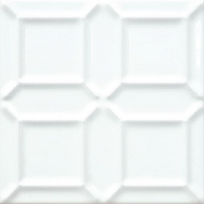 Adex Neri Liso Edge Blanco Z 15x15