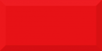 Absolut Keramika Monocolor Biselado Rojo Brillo 7.5x15