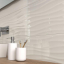 Marazzi Chroma Ivory Struttura Tide 3D 25x38