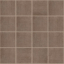 Floor Gres Industrial Moka 7.5x7.5 6 Mm Mosaico 30x30