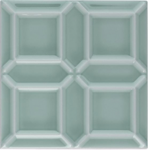 Adex Neri Liso Edge Sea Green 15x15