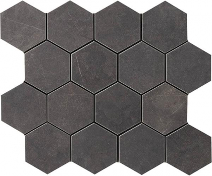 Impronta Italgraniti Lux Experience Pietra Grey Mosaico Esagona Fade 26x30