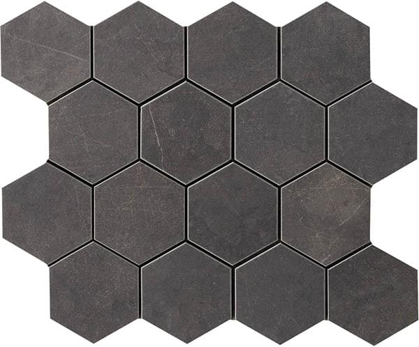 Impronta Italgraniti Lux Experience Pietra Grey Mosaico Esagona Fade 26x30