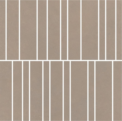 Impronta Italgraniti Nuances Cipria Mosaico Listelli Strideup 30x30