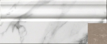 Casalgrande Padana Marmoker Zoccolo Pulpis Tortora Lucido 12.5x29.5