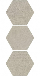 Apavisa Nanoconcept Grey Mix Hexagon 25x29